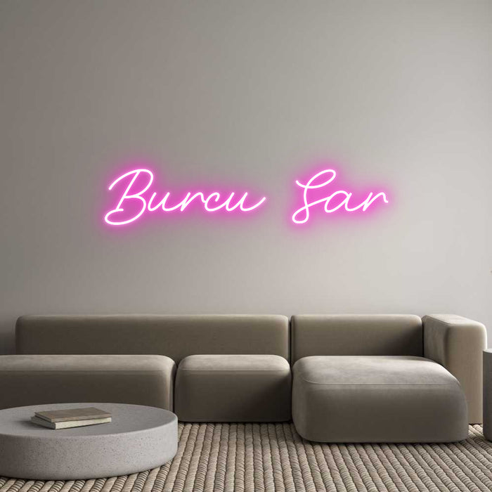 Custom Neon: Burcu Sar