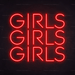 Girls Girls Girls Neon Sign - Neon Filter