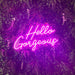 Hello Gorgeous Neon Sign - Neon Filter