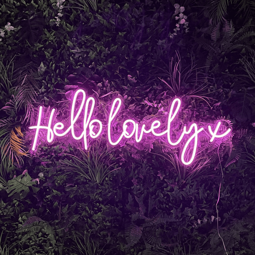 Hello Lovely x Neon Sign - Neon Filter