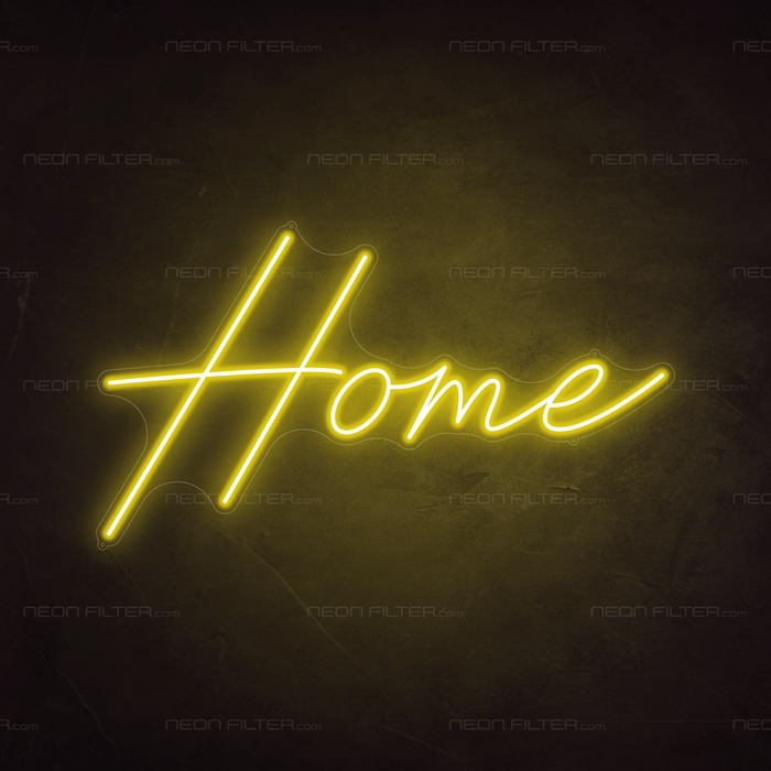 Home Neon Sign - Neon Filter