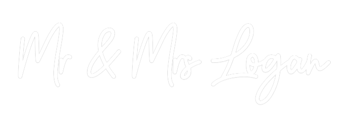 Custom Neon: Mr & Mrs Logan