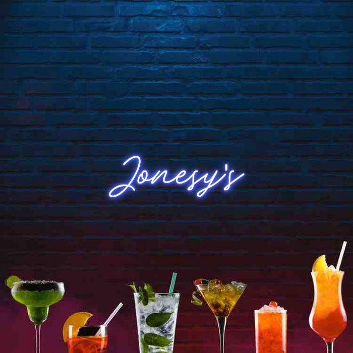 Custom Bar Neon: Jonesy's