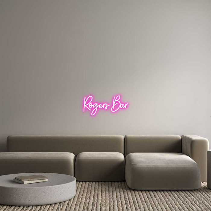 Custom Neon: Rogers Bar