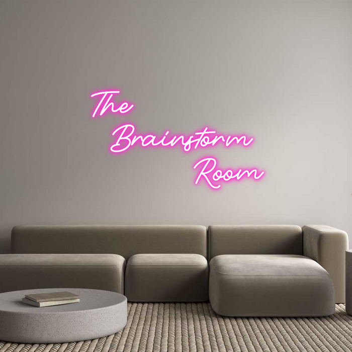 Custom Neon: The 
  Brain...