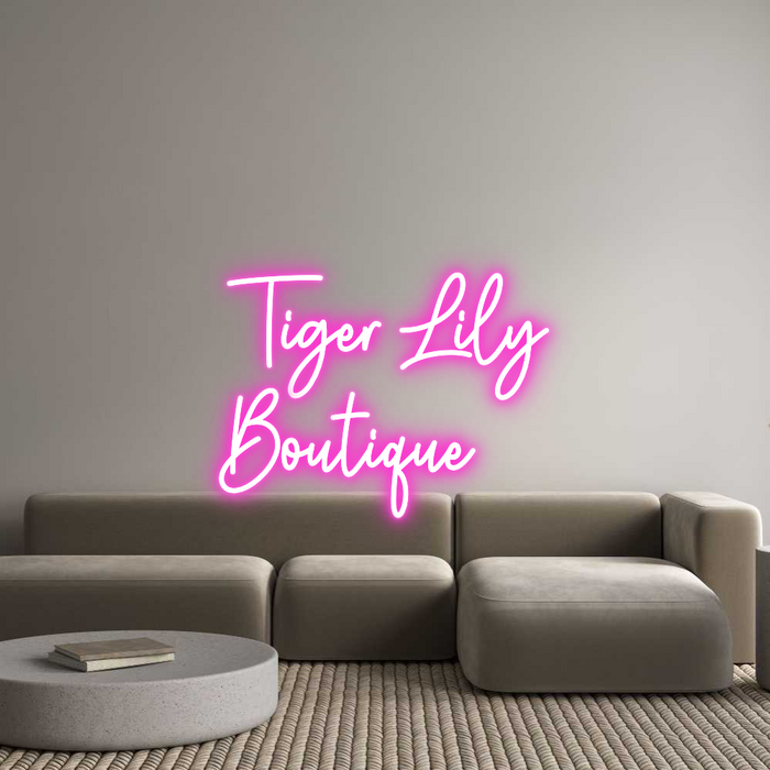 Custom Neon: Tiger Lily
B...