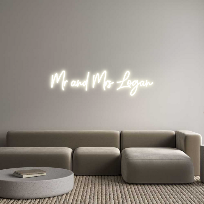 Custom Neon: Mr and Mrs Lo...