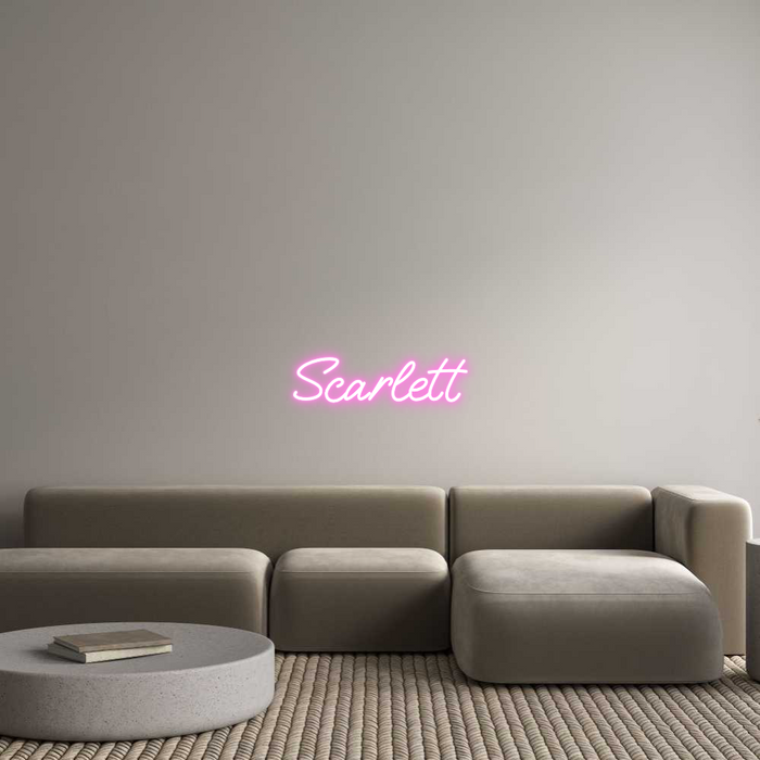 Custom Neon: Scarlett