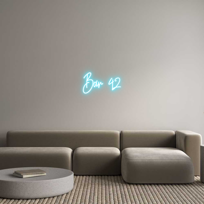Custom Neon: Bar 42