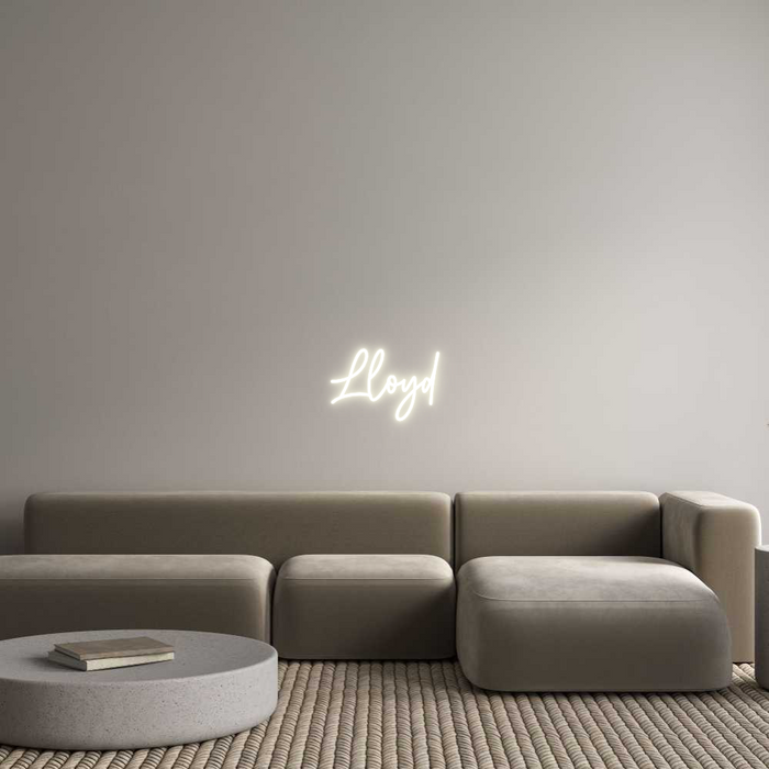 Custom Neon: Lloyd