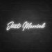 Just Married Neon Light - Neon Filter