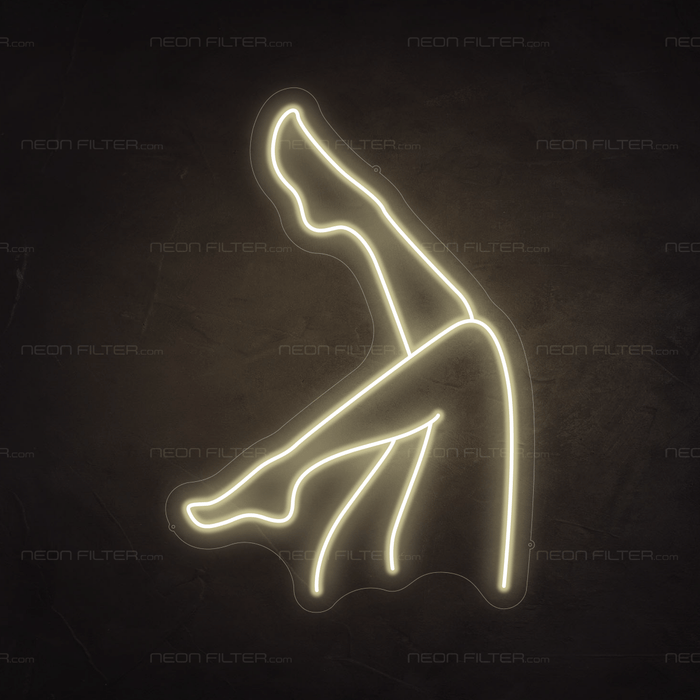 Ladies Legs Neon Sign - Neon Filter