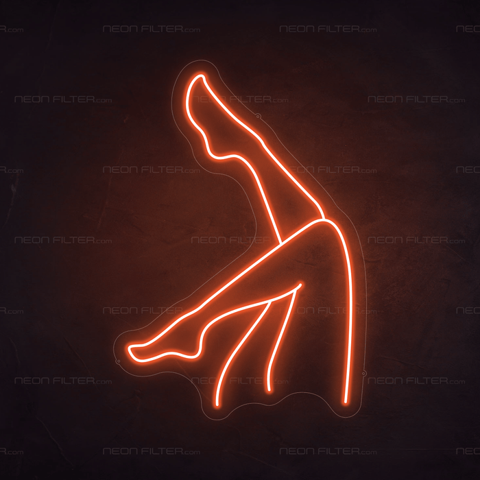 Ladies Legs Neon Sign - Neon Filter