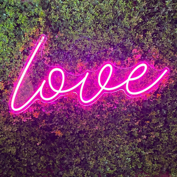 Love Neon Sign - Neon Filter