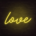 Love Neon Sign - Neon Filter