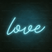 Love Neon Sign - Neon Filter