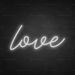 Love Neon Sign - Neon Filter