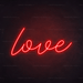 Love Neon Sign - Neon Filter