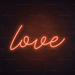 Love Neon Sign - Neon Filter