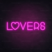 Lovers Neon Sign - Neon Filter