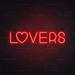 Lovers Neon Sign - Neon Filter