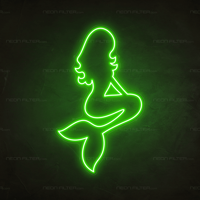 Mermaid Neon Sign - Neon Filter