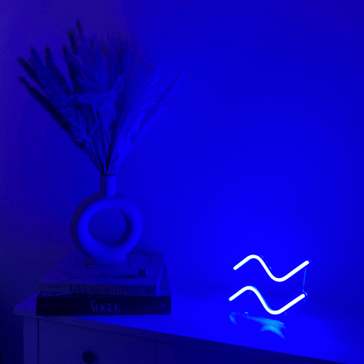 Mini Aquarius Neon Sign - Neon Filter