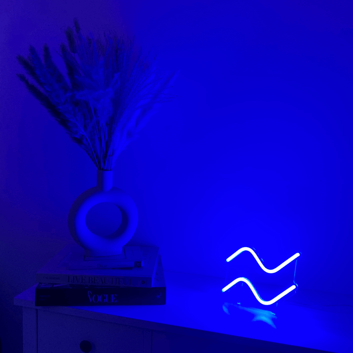 Mini Aquarius Neon Sign - Neon Filter