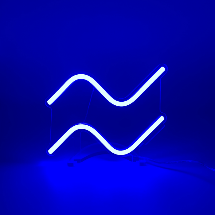 Mini Aquarius Neon Sign - Neon Filter