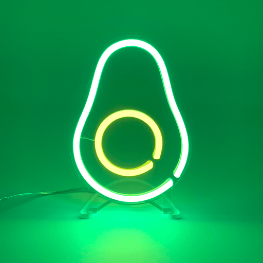 Mini Avocado Neon Sign - Neon Filter