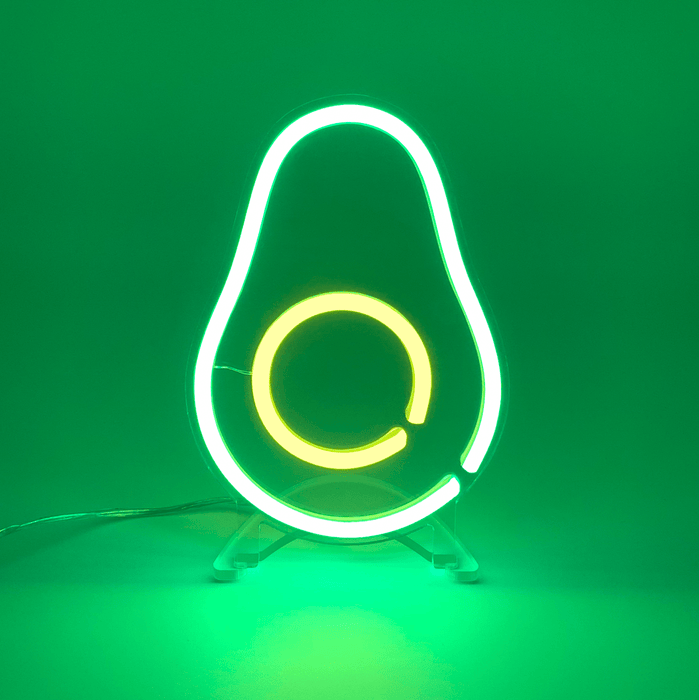 Mini Avocado Neon Sign - Neon Filter