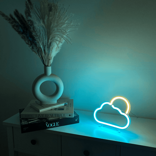 Mini Cloud & Sun Neon Sign - Neon Filter