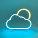 Mini Cloud & Sun Neon Sign - Neon Filter