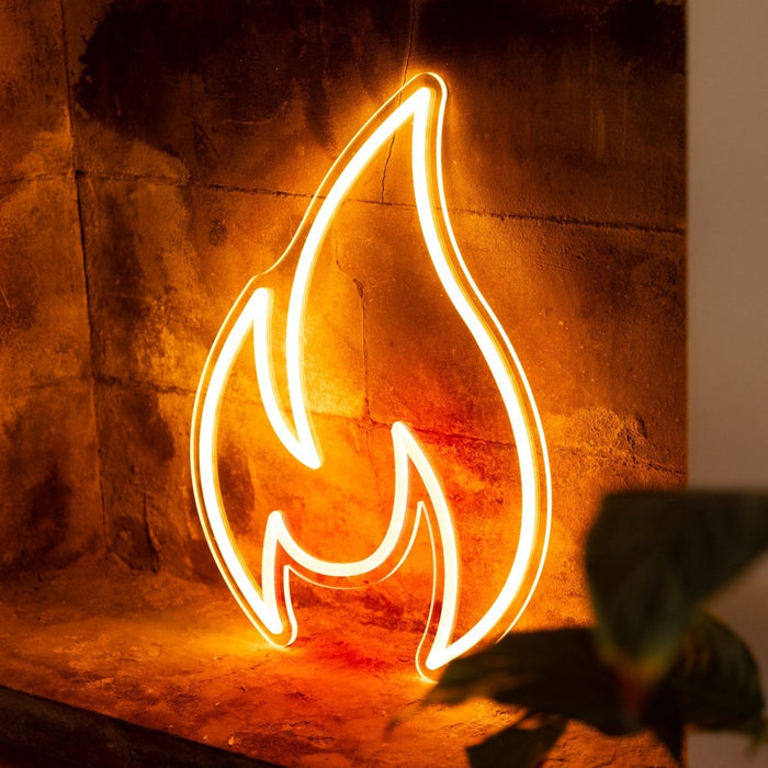 Mini Flame Neon Sign - Neon Filter