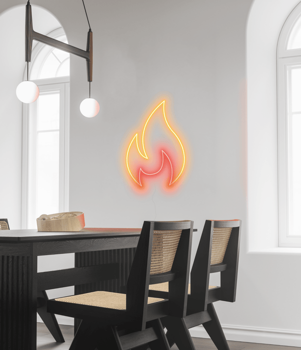 Mini Flame Neon Sign - Neon Filter