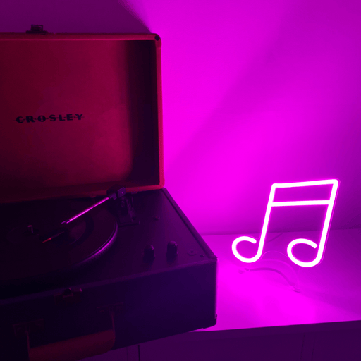 Mini Music Note Neon Sign - Neon Filter