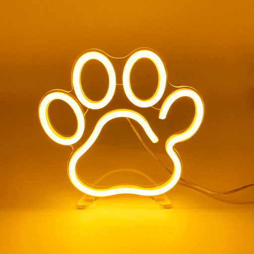 Mini Paw Neon Sign - Neon Filter