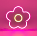 Mini Pink Flower Neon Sign - Neon Filter