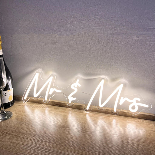 Mr & Mrs Neon Sign - Neon Filter