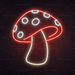 Mushroom Neon Sign - Neon Filter