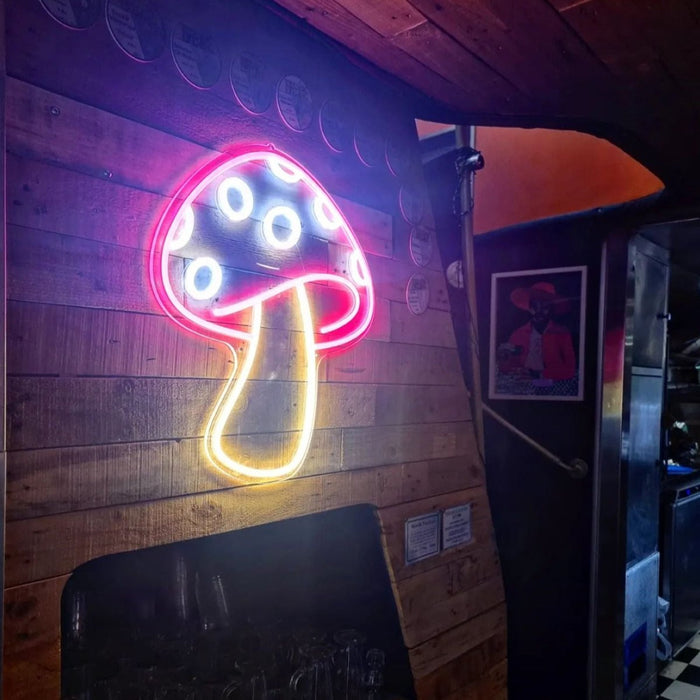 Mushroom Neon Sign - Neon Filter