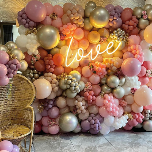 Love Neon Sign in cosy warm white. Photo from occasionsbytori on Instagram