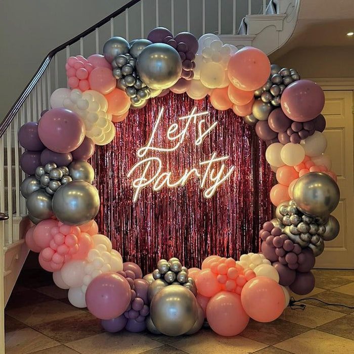 Let's Party LED Light in Cosy Warm White. Image from @occasionsbytori on Instagram.