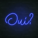 Oui? Neon Sign - Neon Filter