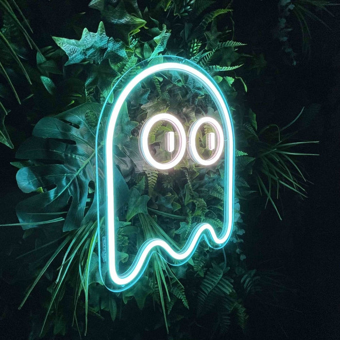 Pac - Man Ghost Neon Sign - Neon Filter