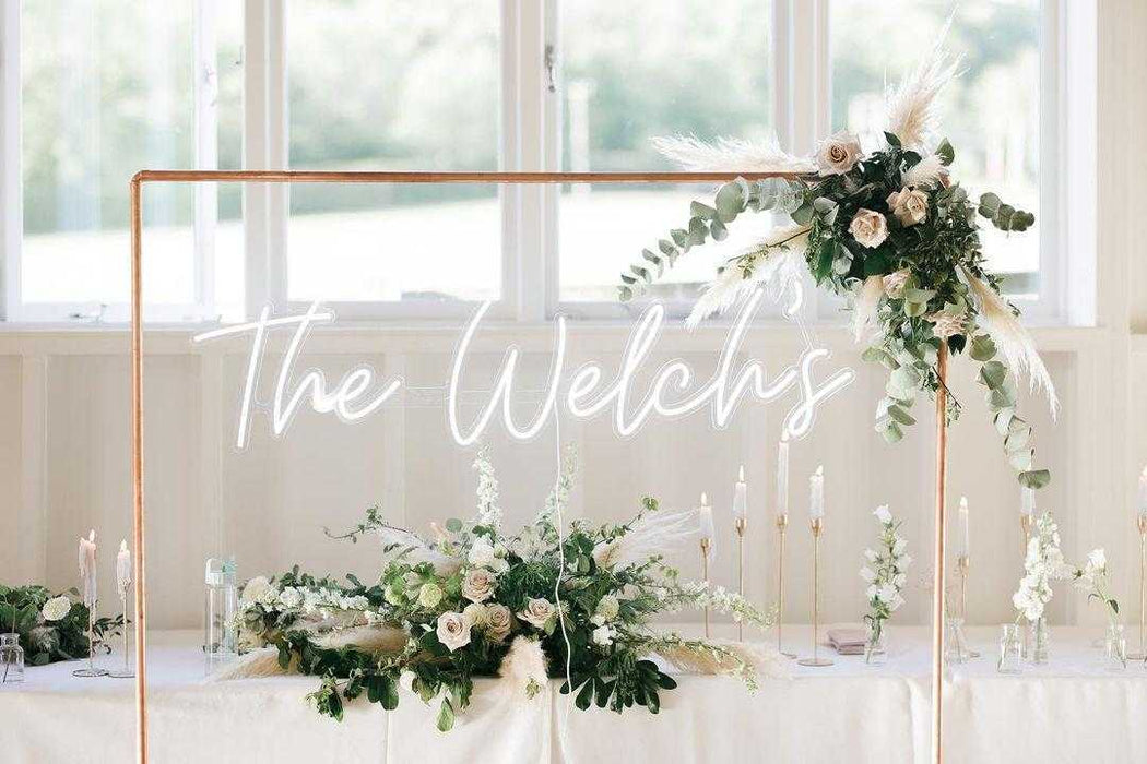 Custom Neon Wedding Signs - Create Your Own LED Wedding Sign