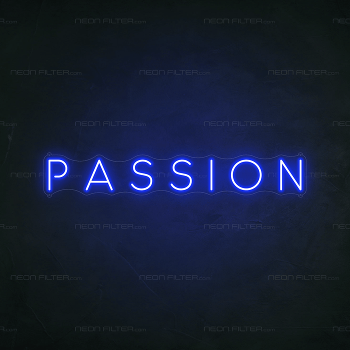 Passion Neon Sign - Neon Filter