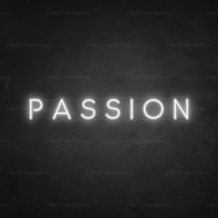 Passion Neon Sign - Neon Filter