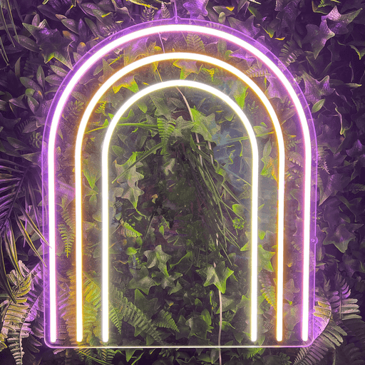 Pastel Rainbow Neon Sign - Neon Filter