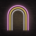 Pastel Rainbow Neon Sign - Neon Filter